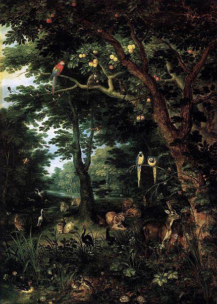Jan Breughel Paradise Norge oil painting art